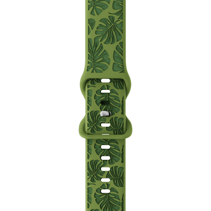 Silicone Sport Band - Monstera Leaf