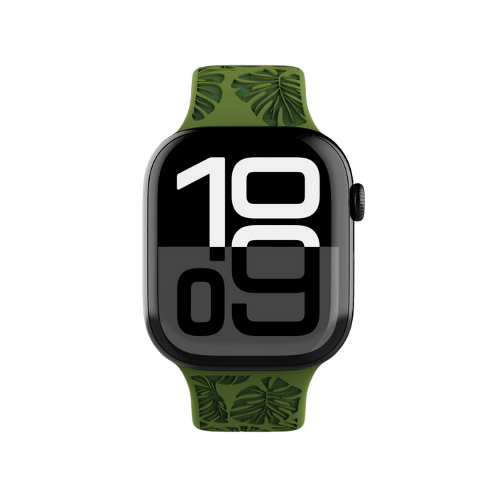 Silicone Sport Band - Monstera Leaf