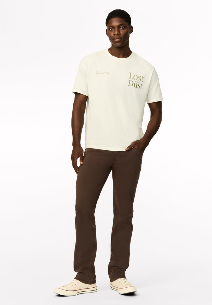 Six Men's Straight Freedom Flex Pants, Chocolate Martini - BM22939