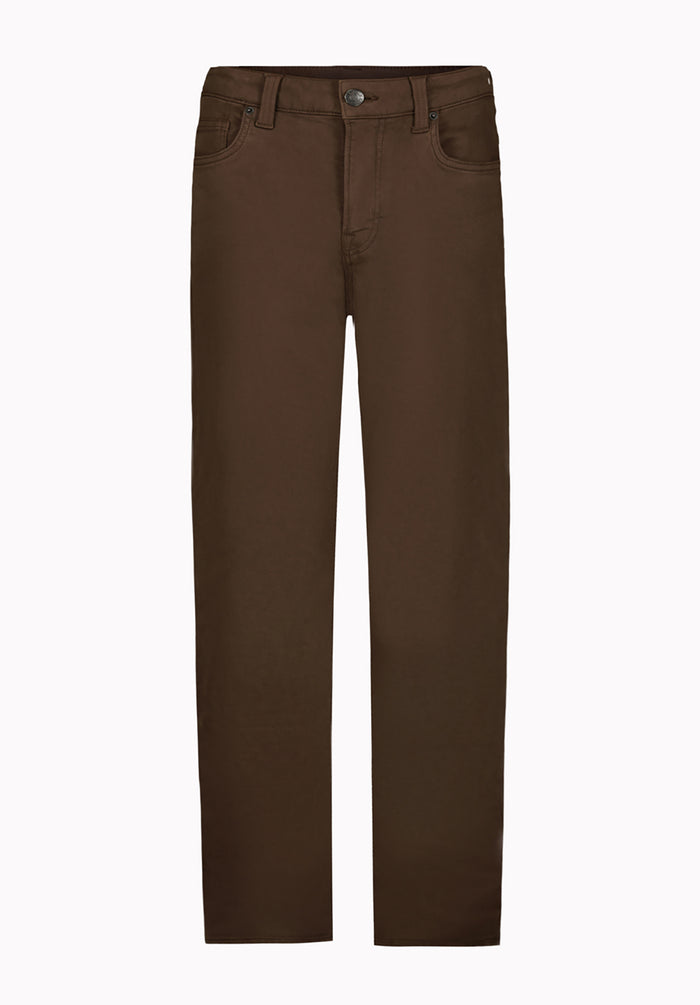 Six Men's Straight Freedom Flex Pants, Chocolate Martini - BM22939