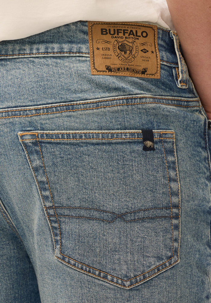 Buffalo Men Jeans Navy Denim Denim Pants Stretch