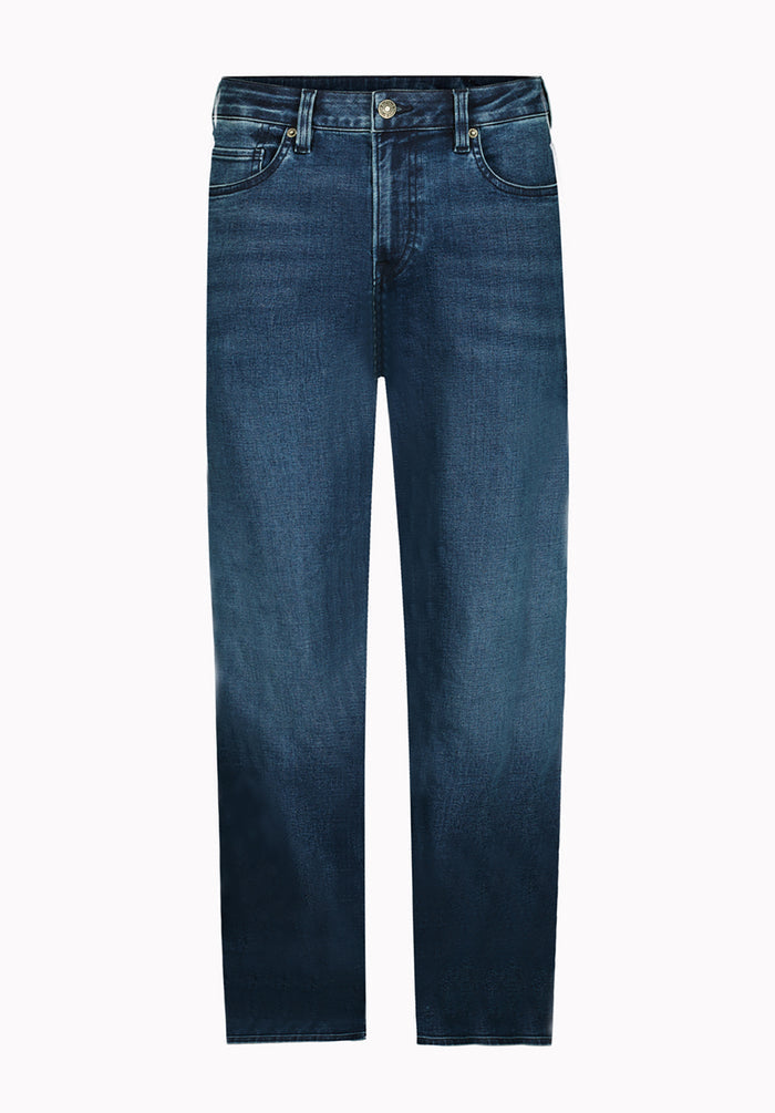 Six Men's Straight Jeans, Indigo Wash - BM26280