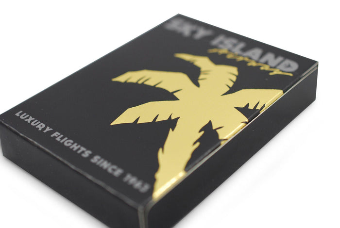 Sky Island Black Playing Cards by The Blue Crown