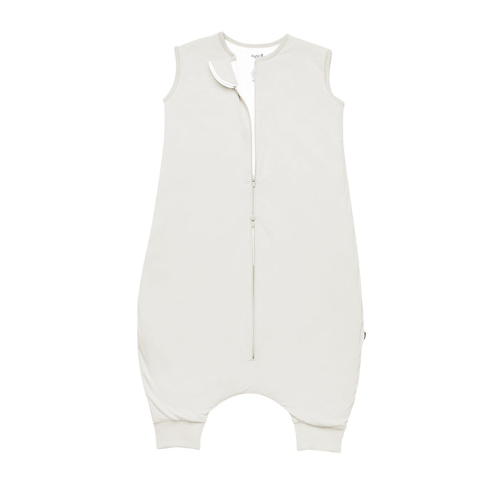 Sleep Bag Walker in Oat 1.0 shown unzipped