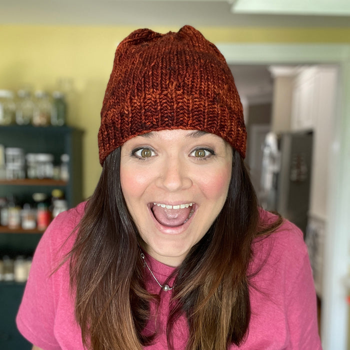 Slipping Sideways Bulky Hat Pattern