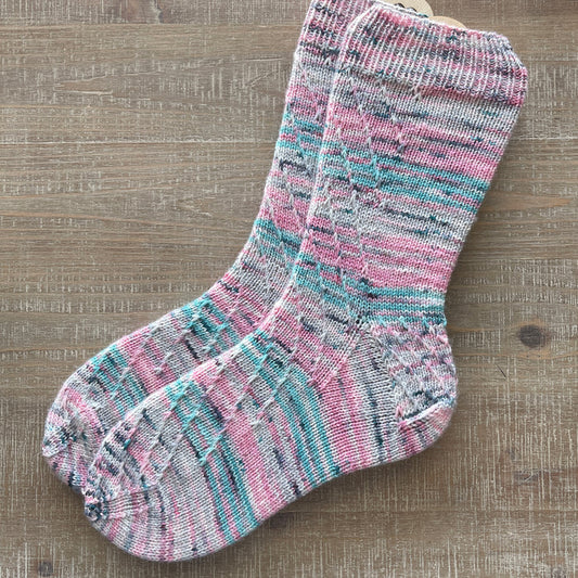 Slipping Sideways Socks by Lauren Slagle (lolodidit) - KIT