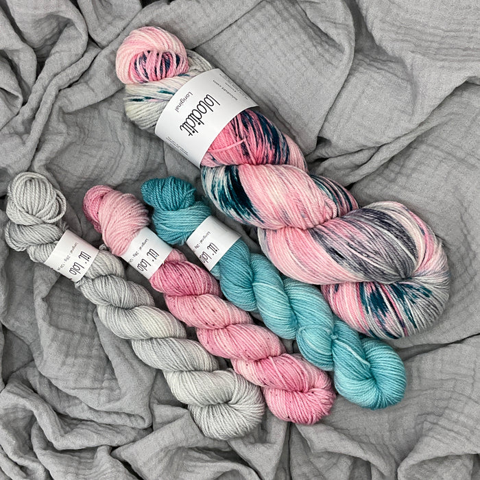Slipping Sideways Socks by Lauren Slagle (lolodidit) - KIT