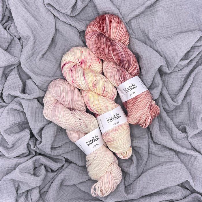 Smitten by Hanks and Needles - Three Color Version - KIT
