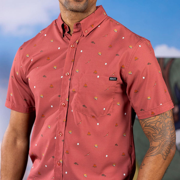 RSVLTS RSVLTS Short Sleeve Shirt S'more What? – KUNUFLEX Short Sleeve Shirt (Legends Edition) S'more What? – KUNUFLEX Short Sleeve Shirt (Legends Edition)