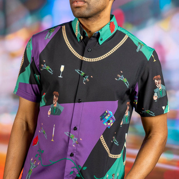 RSVLTS Saturday Night Live Short Sleeve Shirt SNL50 "D in a B" – KUNUFLEX Short Sleeve Shirt SNL50 "D in a B" – KUNUFLEX Short Sleeve Shirt