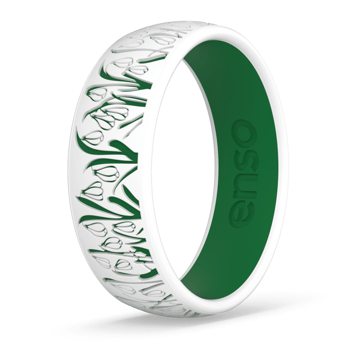 Holiday Silicone Ring - Snowdrops
