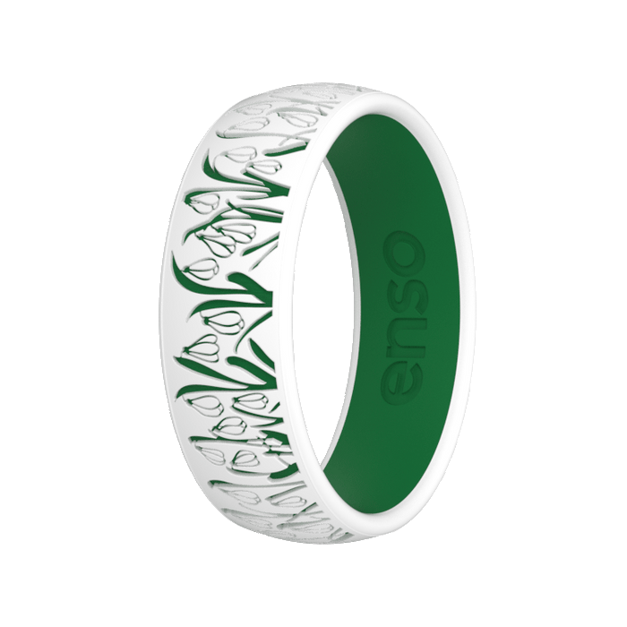 Holiday Silicone Ring - Snowdrops