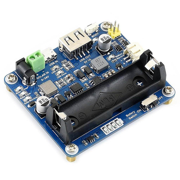 Solar Power Management Module for 6V-24V Solar Panel by Waveshare - The Pi Hut