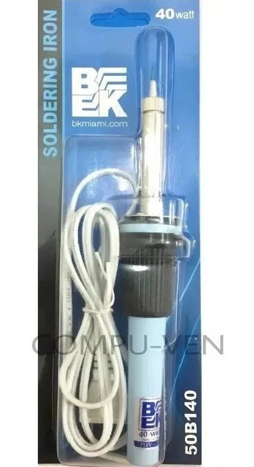 Soldering Iron 40 Watts 110V-120V  The lead-free soldering Ironis a professional tool. Be made of high-qualitymaterial, it is great for electronics, computer equipment, watch repair etc-50B140 Hannah's Variety Store