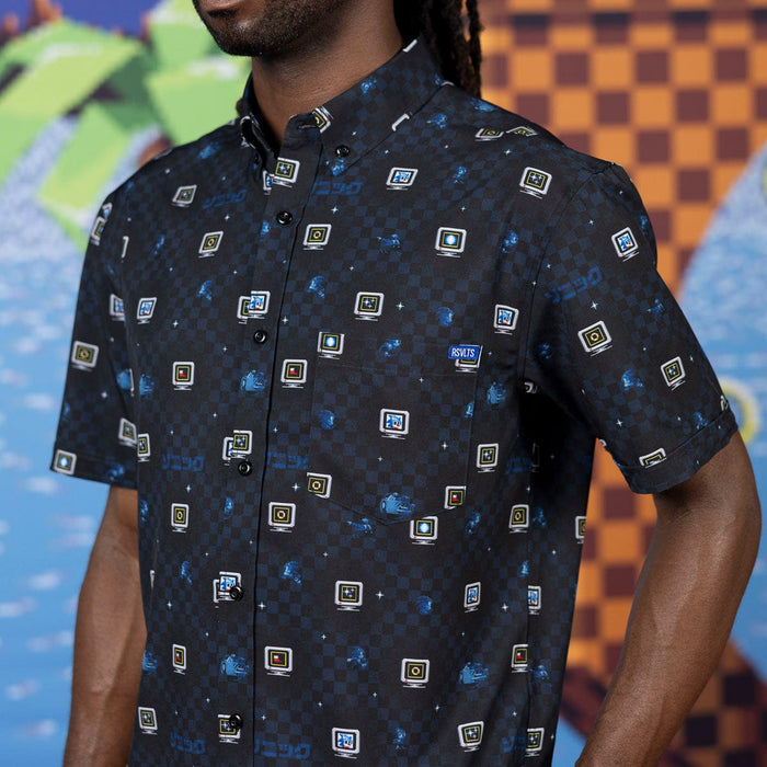 RSVLTS Sonic Short Sleeve Shirt Sonic the Hedgehog "Power-Up" – KUNUFLEX Short Sleeve Shirt Sonic the Hedgehog "Power-Up" – KUNUFLEX Short Sleeve Shirt