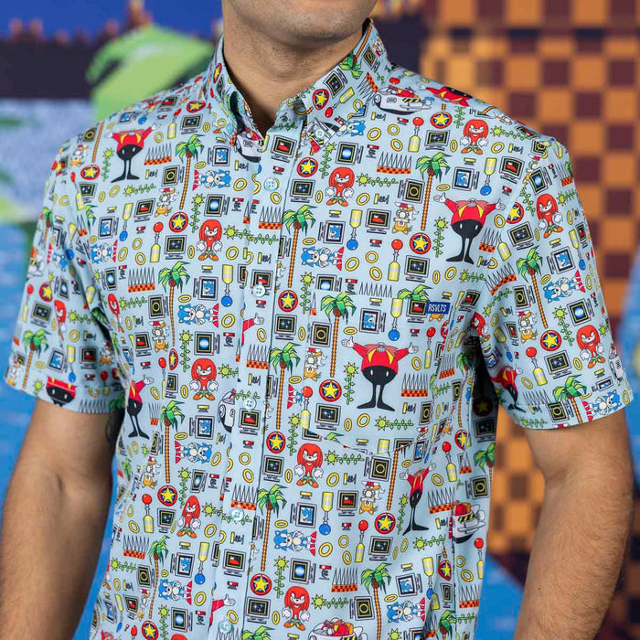 RSVLTS Sonic Short Sleeve Shirt Sonic the Hedgehog "Sonic Essentials" – KUNUFLEX Short Sleeve Shirt  Sonic the Hedgehog "Sonic Essentials" – KUNUFLEX Short Sleeve Shirt