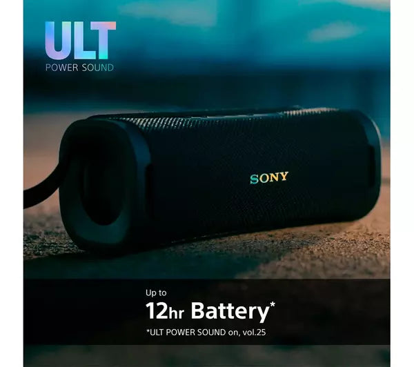 Sony ULT FIELD 1 Wireless Bluetooth Portable Speaker SRSULT10B Black Black