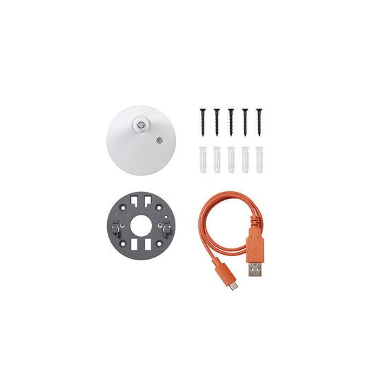 White:Spare Parts Kit (Outdoor Camera 2K Plug-in)