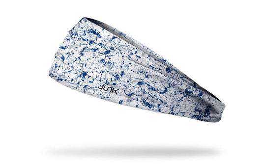 Speed Blue White Splatter Big Bang Lite Headband - View 1