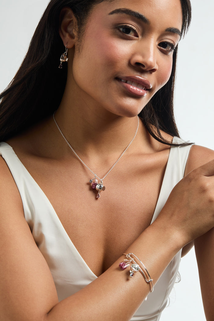 'Spill the Tea' Cup & Tea Bag Charm Pendant Necklace