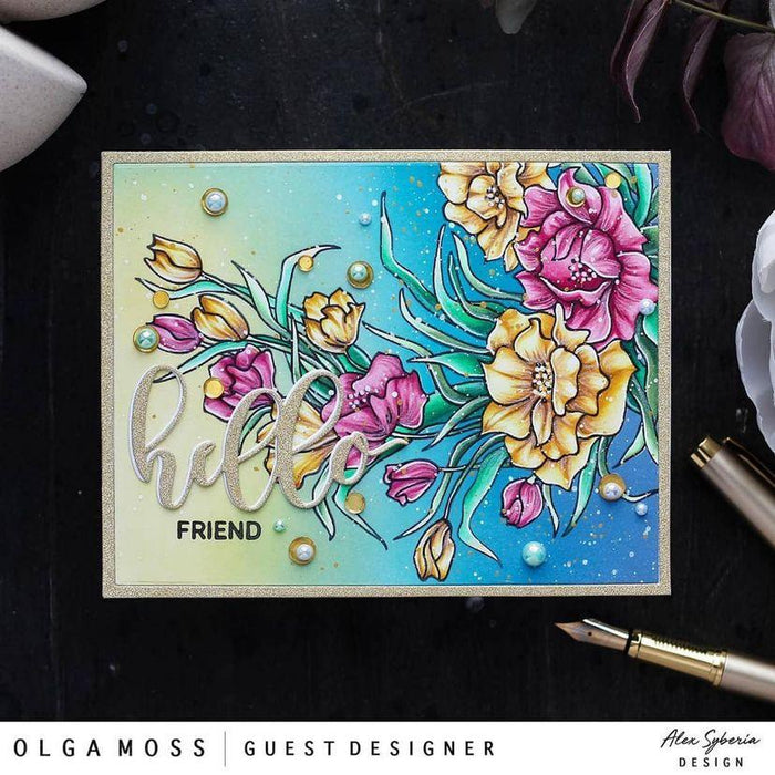 Spring Time Digital Stamp - Alex Syberia Designs