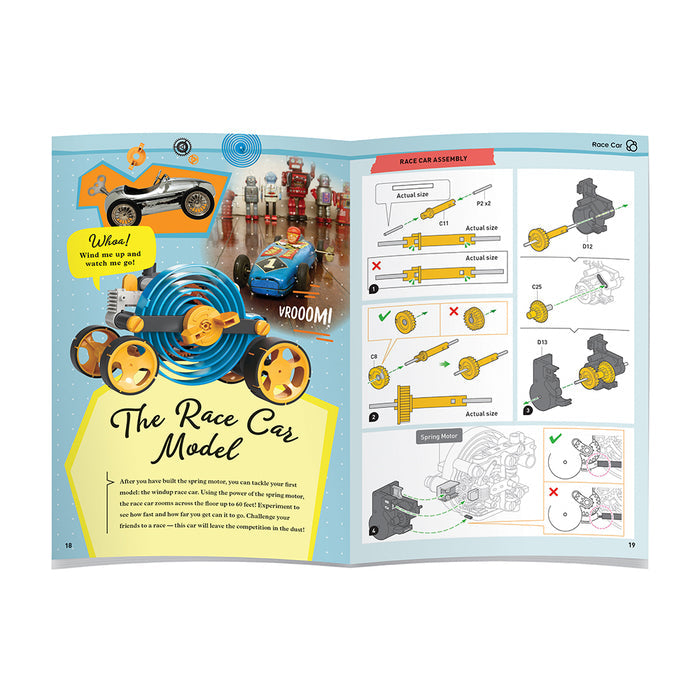 SpringBots: 3-in-1 Spring-Powered Machines STEM Thames & Kosmos