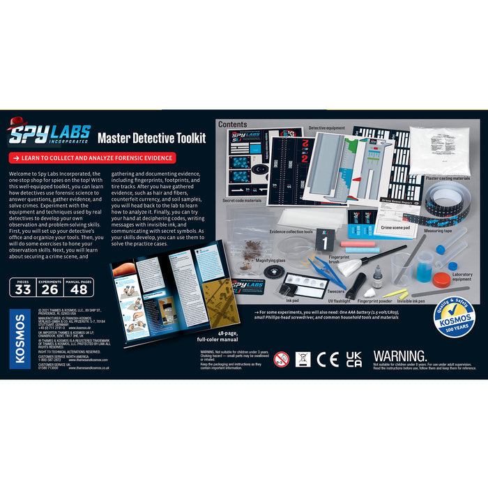 Spy Labs: Master Detective Toolkit STEM Thames & Kosmos