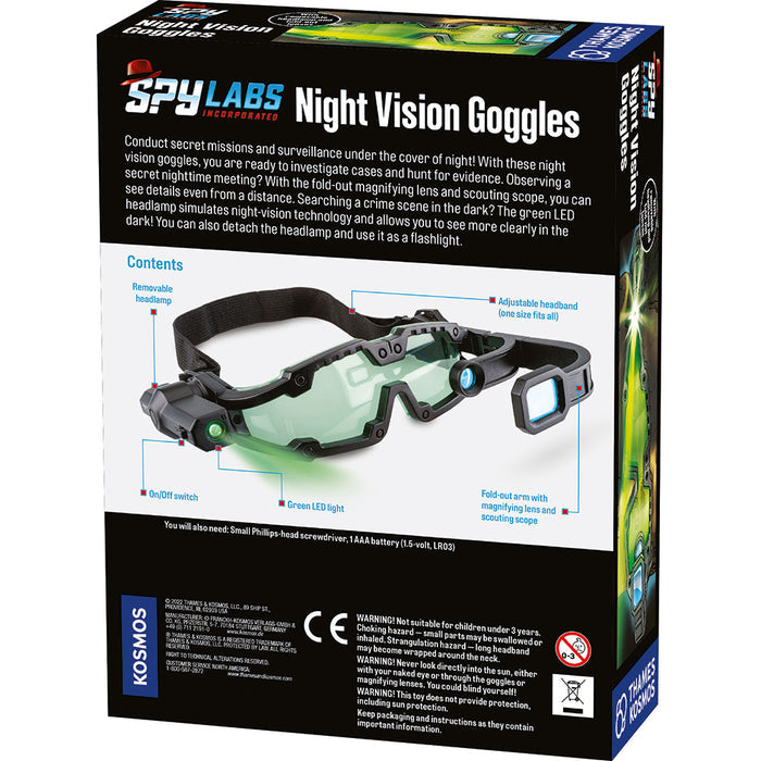 Spy Labs: Night Vision Goggles Detective Toys Thames & Kosmos