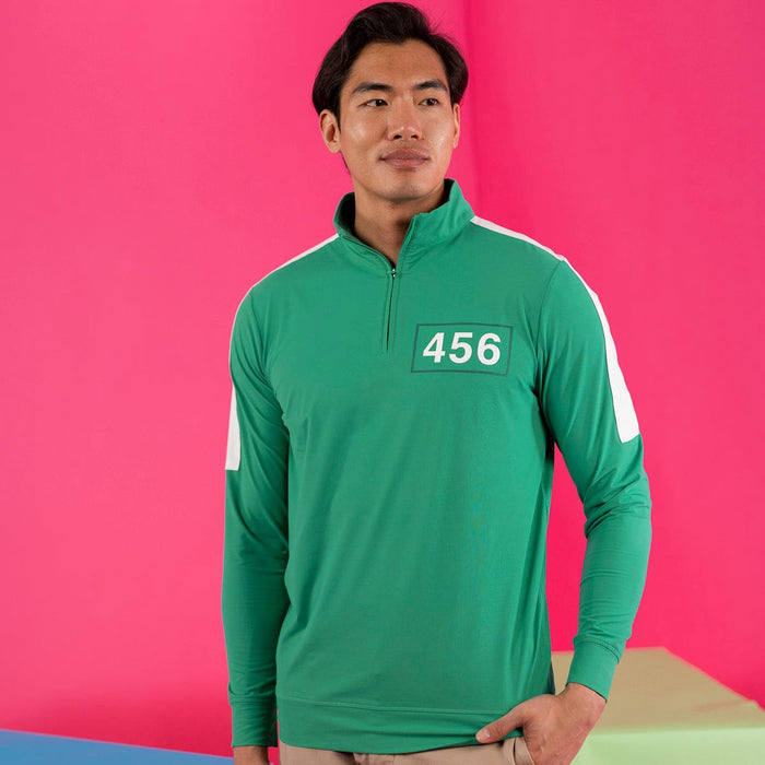 RSVLTS Squid Game Quarter Zip Squid Game "456" – Quarter Zip Squid Game "456" – Quarter Zip