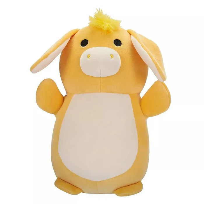 Squishmallow 10 Inch Gavyn the Donkey Hug Mees Plush Toy - Owl & Goose Gifts