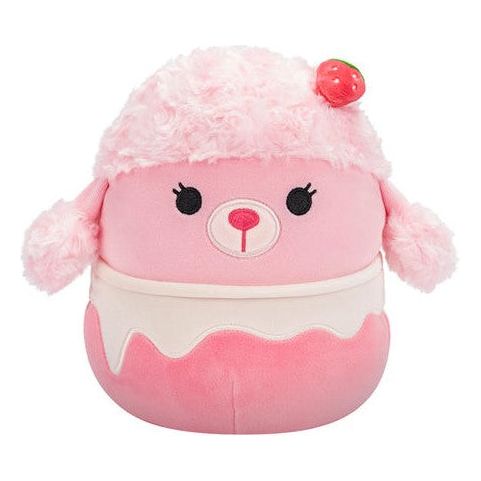 Squishmallow 16 Inch Chloe the Strawberry Milkshake Poodle Plush Toy - Owl & Goose Gifts