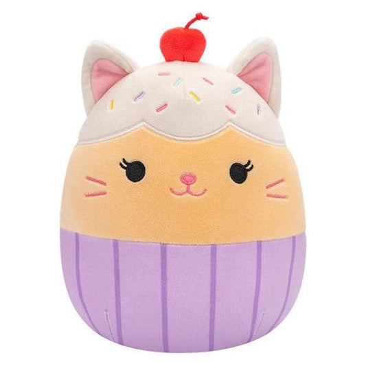 Squishmallow 16 Inch Miriam the Vanilla Cupcake Cat Plush Toy - Owl & Goose Gifts