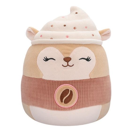 Squishmallow 16 Inch Reza the Latte Squirrel Plush Toy - Owl & Goose Gifts