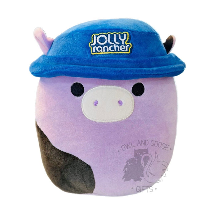 Squishmallow 8 Inch Alexie the Jolly Rancher Cow Hershey's Squad Plush Toy - Owl & Goose Gifts