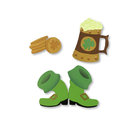 St. Pat's Beer Stein Magnets S/3