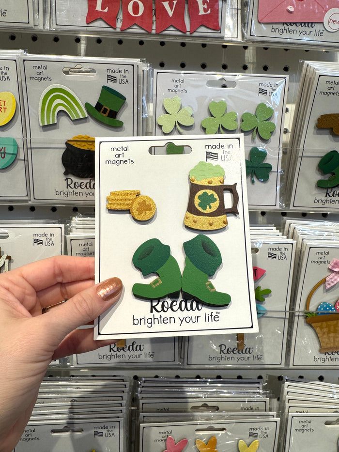 St. Pat's Beer Stein Magnets S/3