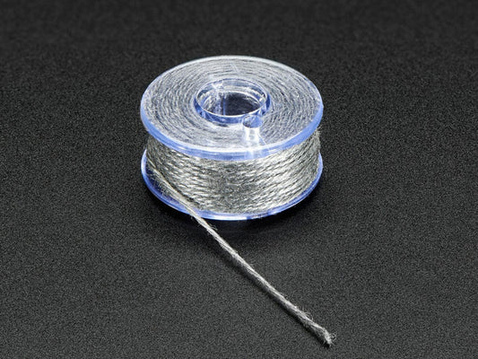 Stainless Thin Conductive Yarn / Thick Conductive Thread - 30 ft by The Pi Hut - The Pi Hut