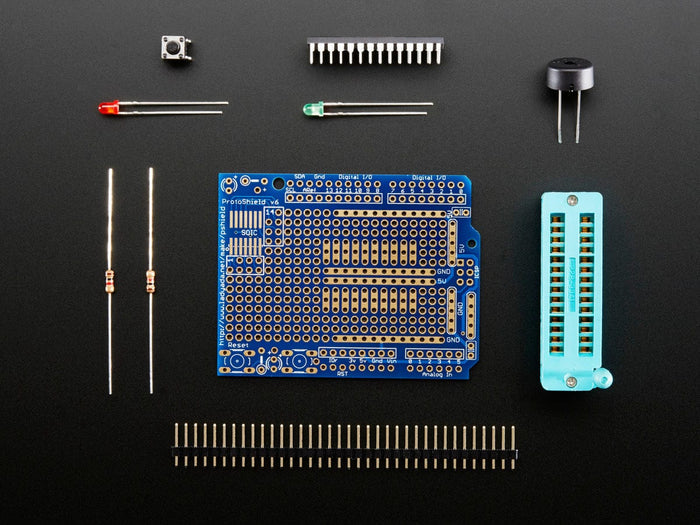 Standalone AVR ISP Programmer Shield Kit by Adafruit - The Pi Hut