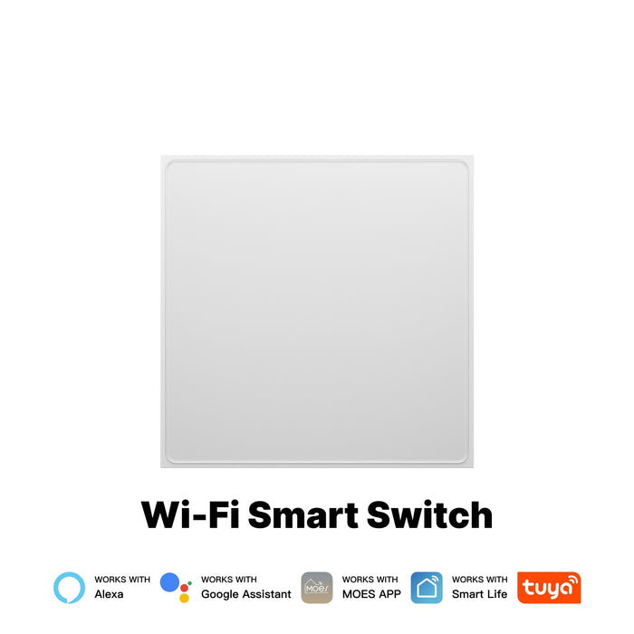Star Feather Series WiFi Smart Switch Push Button With Neutral Wire Light Scene 2in1 Switch EU Version