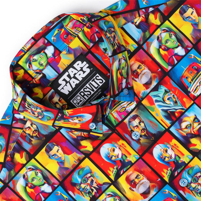 RSVLTS Star Wars Star Wars™ "Artistic Rebellion – KUNUFLEX Short Sleeve Shirt Star Wars™ "Artistic Rebellion – KUNUFLEX Short Sleeve Shirt