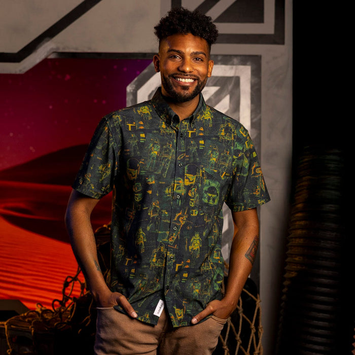 RSVLTS Star Wars Short Sleeve Shirt Star Wars™ "Building a Bounty Hunter" – KUNUFLEX Short Sleeve Shirt Star Wars™ "Building a Bounty Hunter" – KUNUFLEX Short Sleeve Shirt