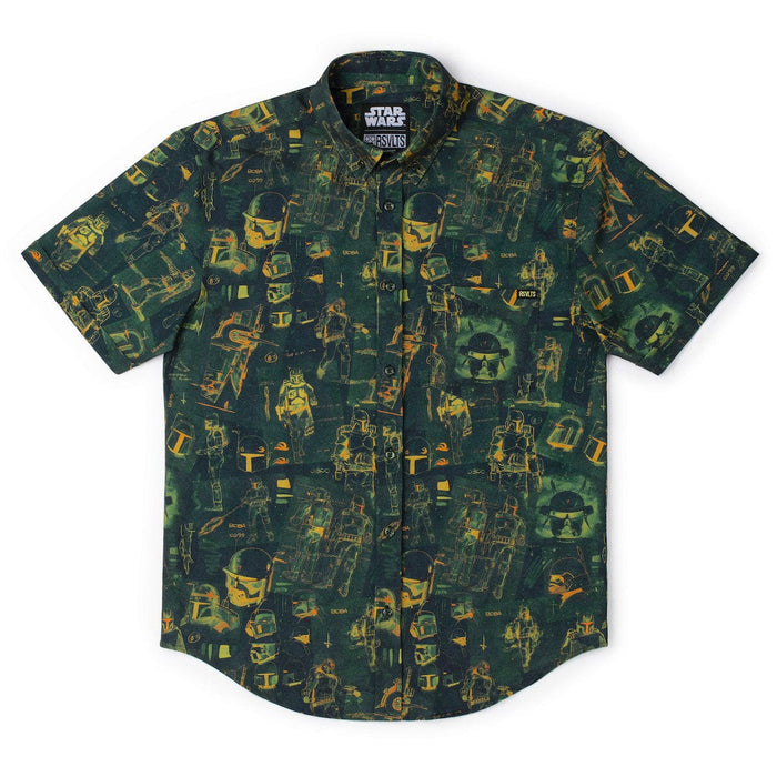 RSVLTS Star Wars Short Sleeve Shirt Star Wars™ "Building a Bounty Hunter" – KUNUFLEX Short Sleeve Shirt Star Wars™ "Building a Bounty Hunter" – KUNUFLEX Short Sleeve Shirt