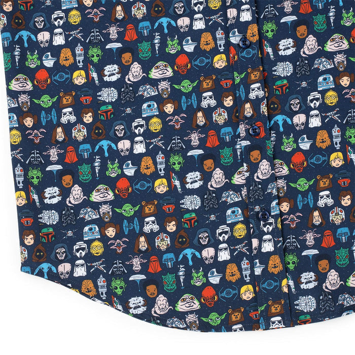 RSVLTS Star Wars Short Sleeve Shirt Star Wars™ "Cartoon Cosmos" – KUNUFLEX Short Sleeve Shirt Star Wars™ "Cartoon Cosmos" – KUNUFLEX Short Sleeve Shirt