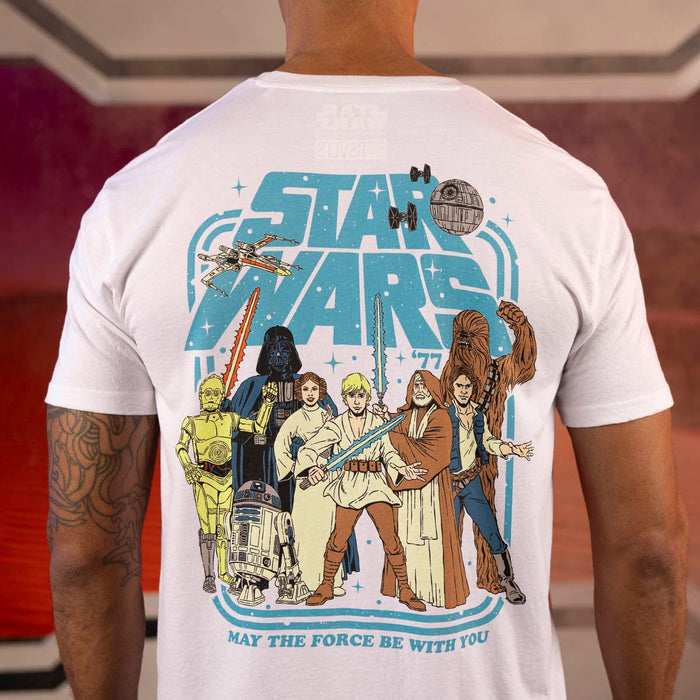 RSVLTS Star Wars Crewneck T-shirt Star Wars™ "Retro ‘77" – Crewneck Tee Star Wars™ "Retro ‘77" – Crewneck Tee