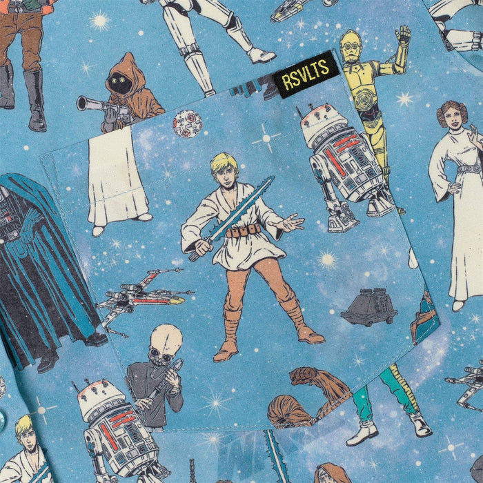 RSVLTS Star Wars Short Sleeve Shirt Star Wars™ "Retro ‘77" – KUNUFLEX Short Sleeve Shirt Star Wars™ "Retro ‘77" – KUNUFLEX Short Sleeve Shirt