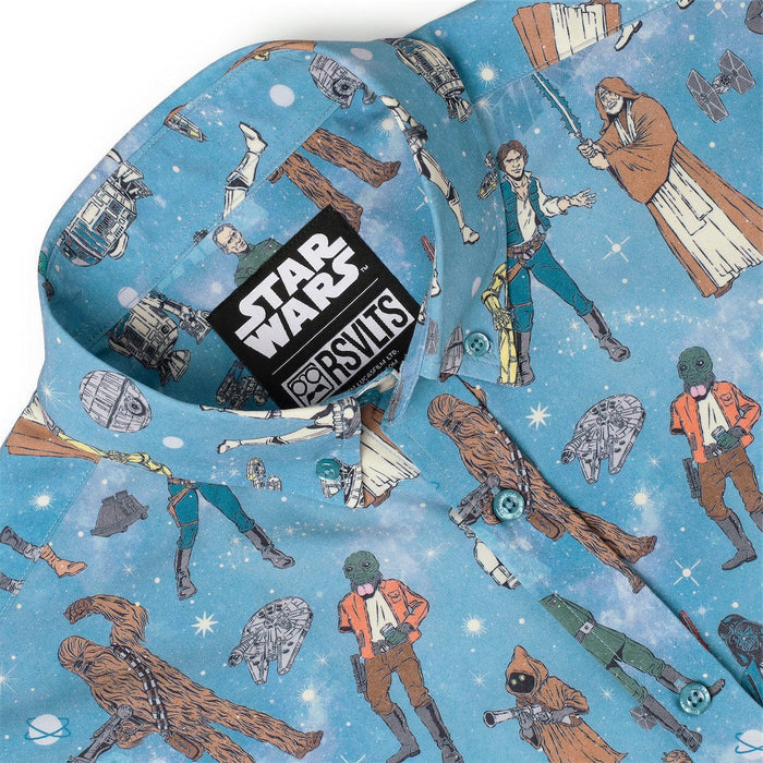 RSVLTS Star Wars Short Sleeve Shirt Star Wars™ "Retro ‘77" – KUNUFLEX Short Sleeve Shirt Star Wars™ "Retro ‘77" – KUNUFLEX Short Sleeve Shirt