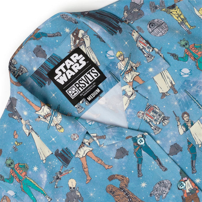 RSVLTS Star Wars Women's Short Sleeve Shirt Star Wars™ "Retro ‘77" – Women's KUNUFLEX Short Sleeve Shirt Star Wars™ "Retro ‘77" – Women's KUNUFLEX Short Sleeve Shirt