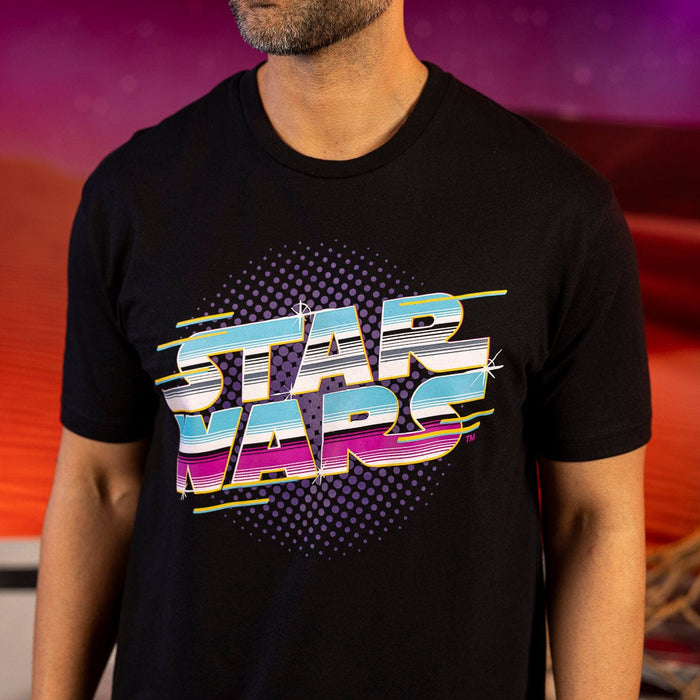 RSVLTS Star Wars Crewneck T-shirt Star Wars™ "Synthwave Logo" – Crewneck Tee Star Wars™ "Synthwave Logo" – Crewneck Tee