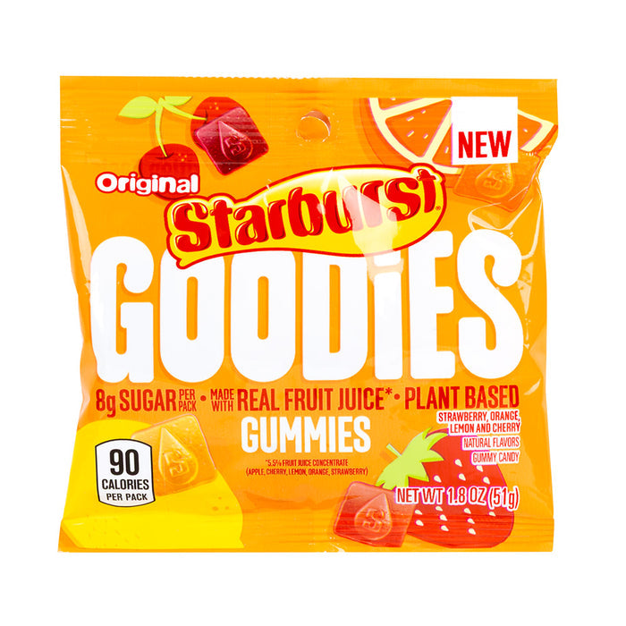 Starburst Original Gummy Candy Peg Bag - 12 Count