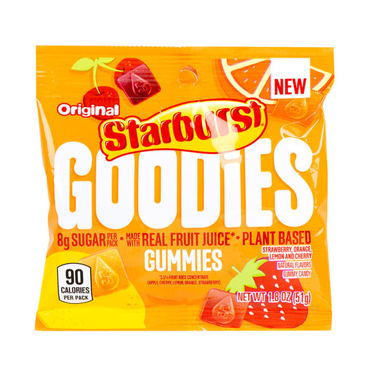 Starburst Original Gummy Candy Peg Bag - 12 Count